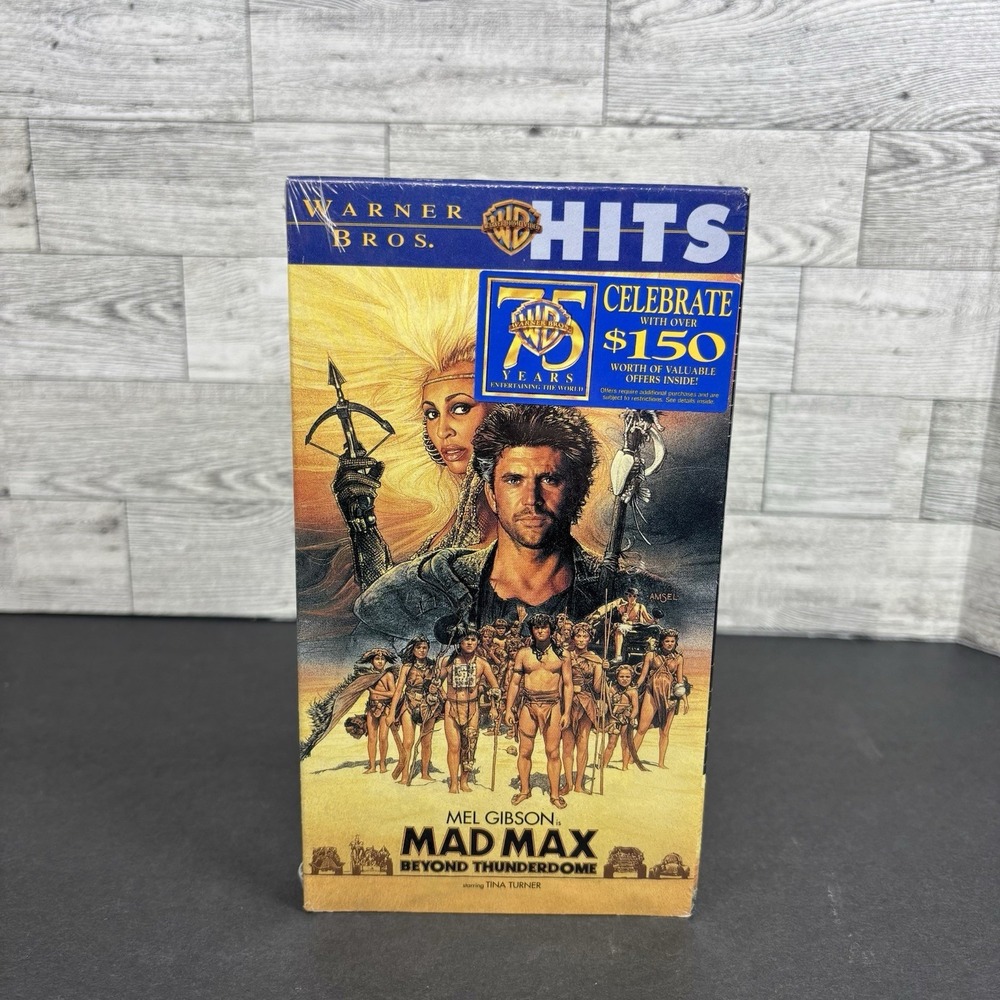 NEW Mad Max Beyond‎ Thunderdome (VHS, 1998, Warner Brothers Hits) NISB Sealed